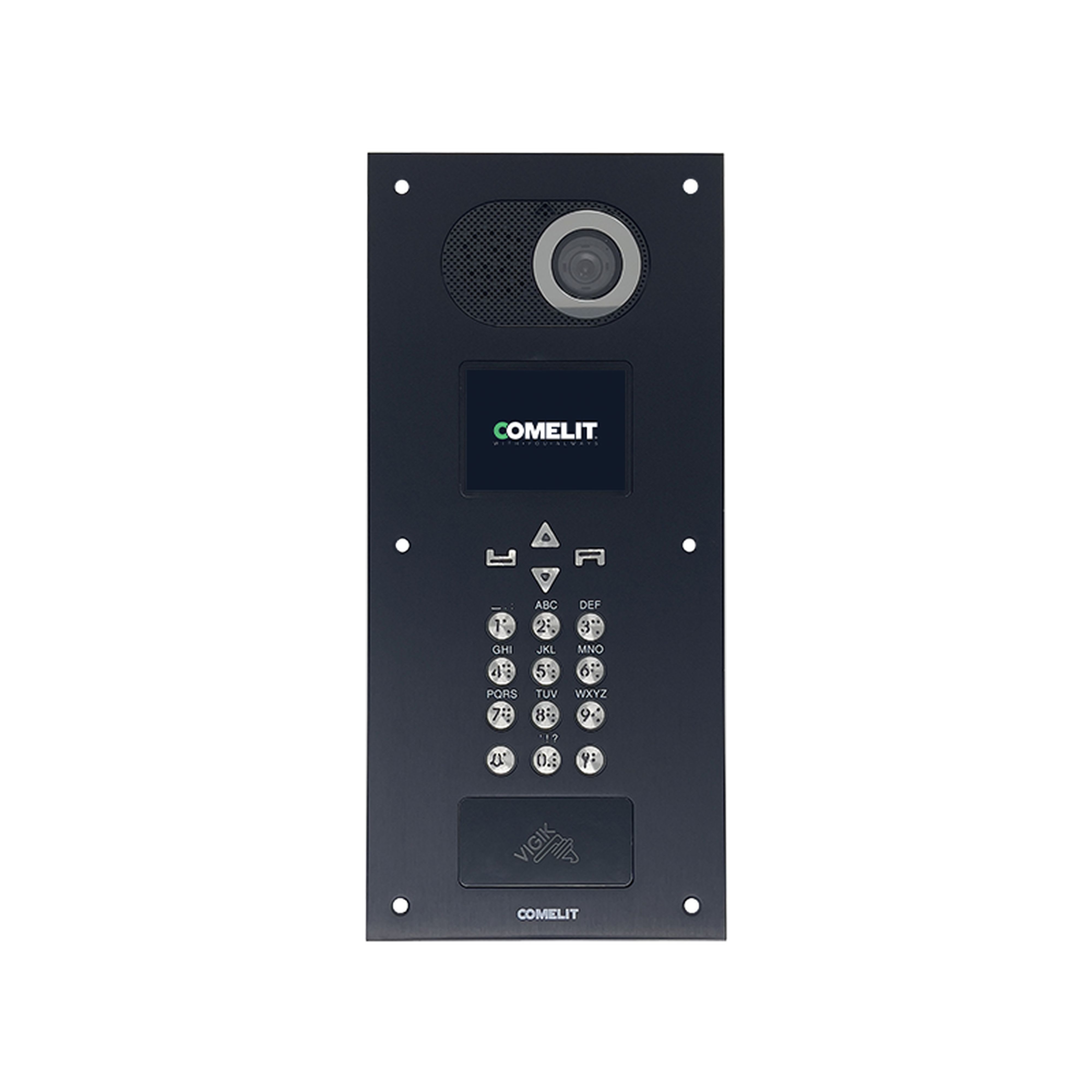 Comelit - PLATINE PIC SWITCH NOIRE ENC + 4681