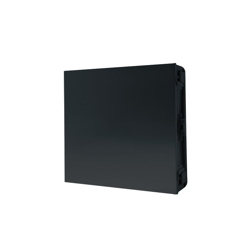 Comelit - Série Ultra Black - Module aveugle tout métal, aluminium anodisé