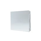 Comelit - Série Ultra White - Module aveugle métal plein, aluminium anodisé
