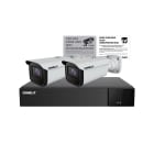 Comelit - Kit vidéoprotection IP NVR 4 canaux avec 2 caméras 4MP et accessoires