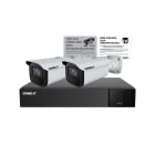 Comelit - Kit IP, 1 x NIPNVR004N06PA 2 x IPBCAMN04ZB, 1 x 43502C, 1 x 43502D