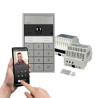 Comelit - Série Ultra - Kit vidéo maison avec clavier numérique et passerelle maître ViP