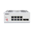 Comelit - série Advance - switch PoE 8 ports 2 SFP gigabit rail DIN