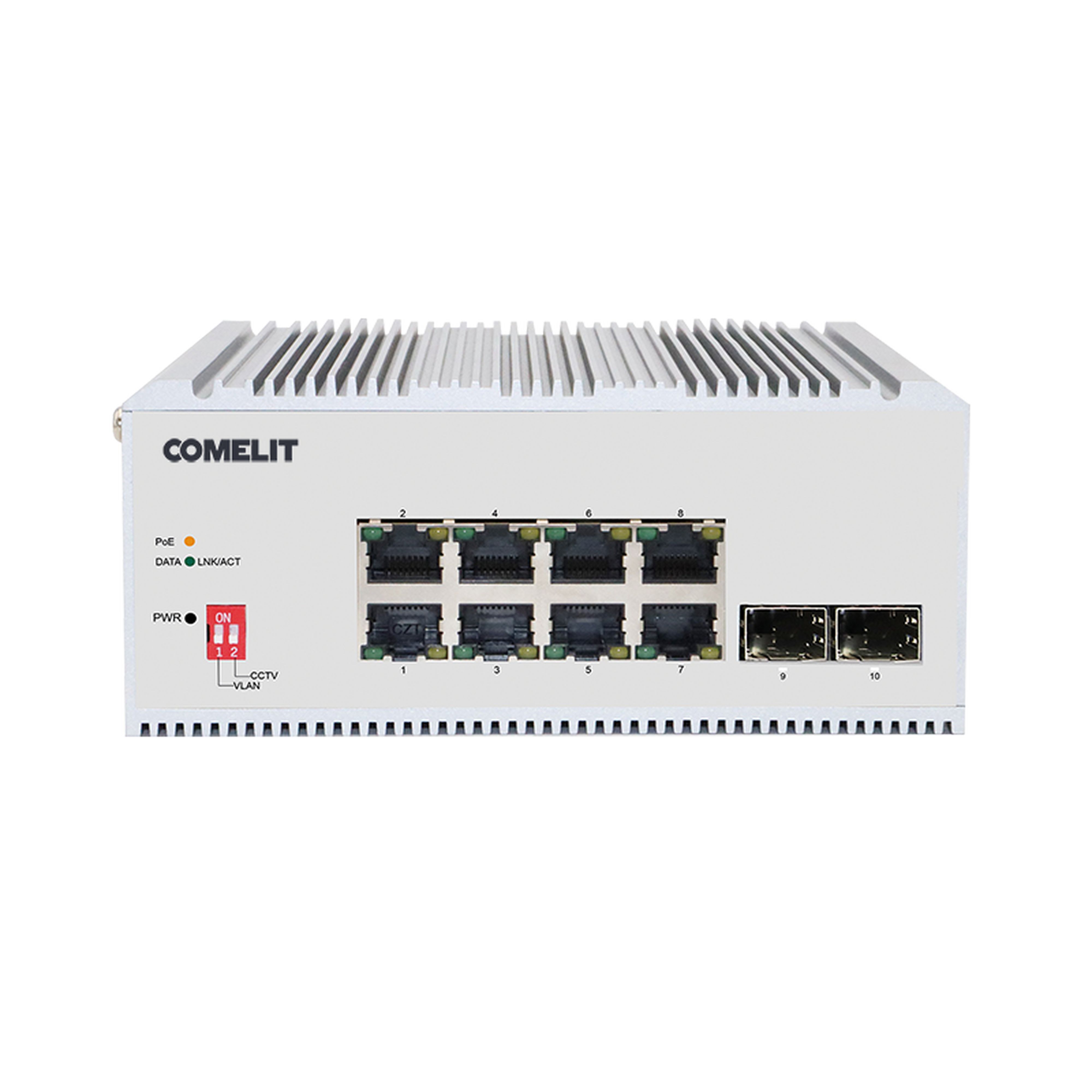 Comelit - Switch, 8 ports, Industriel,gigabyte