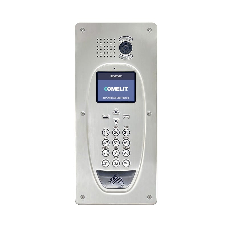 Comelit - Platine PIC6 version Light inox + module 4681.