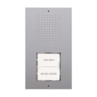 Comelit - Série Ciao - Interphone mural audio 5 fils, bouton 1-2 appels, LED bleue, IP54