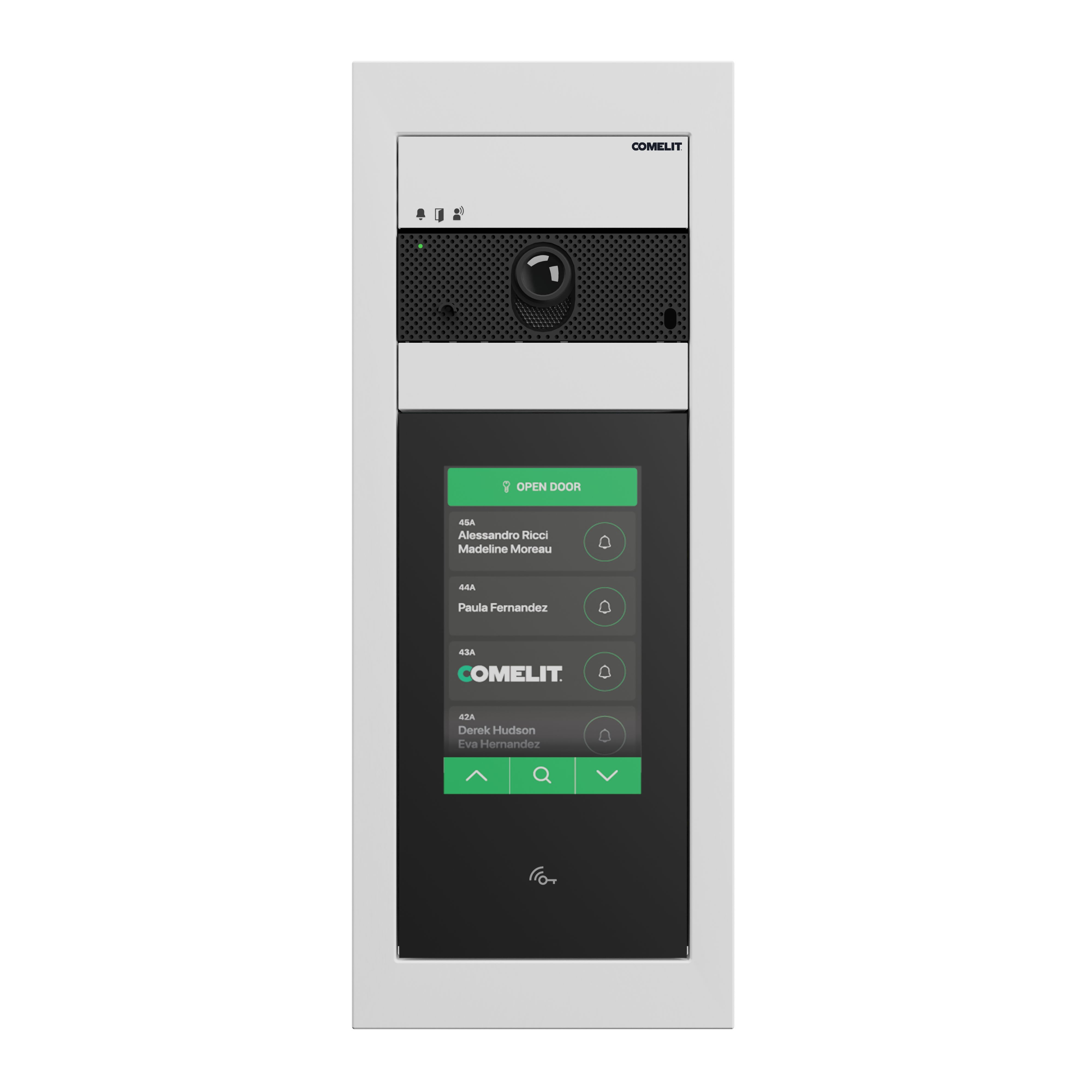 Comelit - PLATINE VIDÉO+TOUCH COMPLÈTE AVEC ULTRA WHITE SB2
