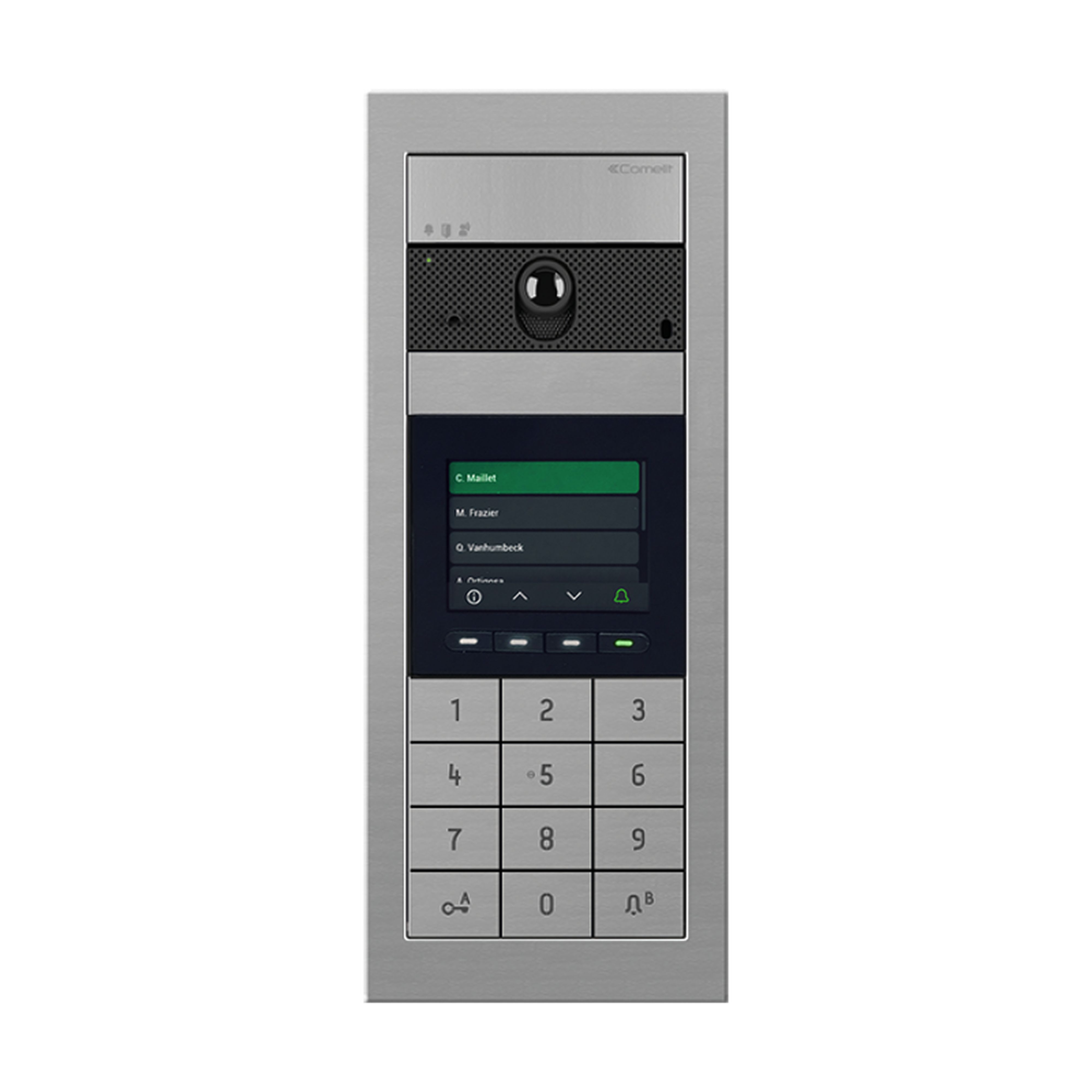 Comelit - BOUTON. A/V + RÉPERTOIRE NUM.+CLAVIER ULTRA VIP