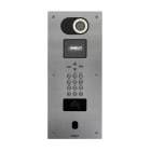 Comelit - Platine PIC Switch T25 aluminium encastrée, équipée du module 4680C.