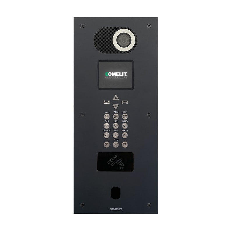 Comelit - Platine PIC Switch T25 noire encastrée, équipée du module 4681.