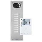 Comelit - Kit Vidéo 9 BP, Platine Switch + moniteur Mini main libre