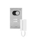 Comelit - Kit Audio 2 BP, Platine Switch + combiné audio