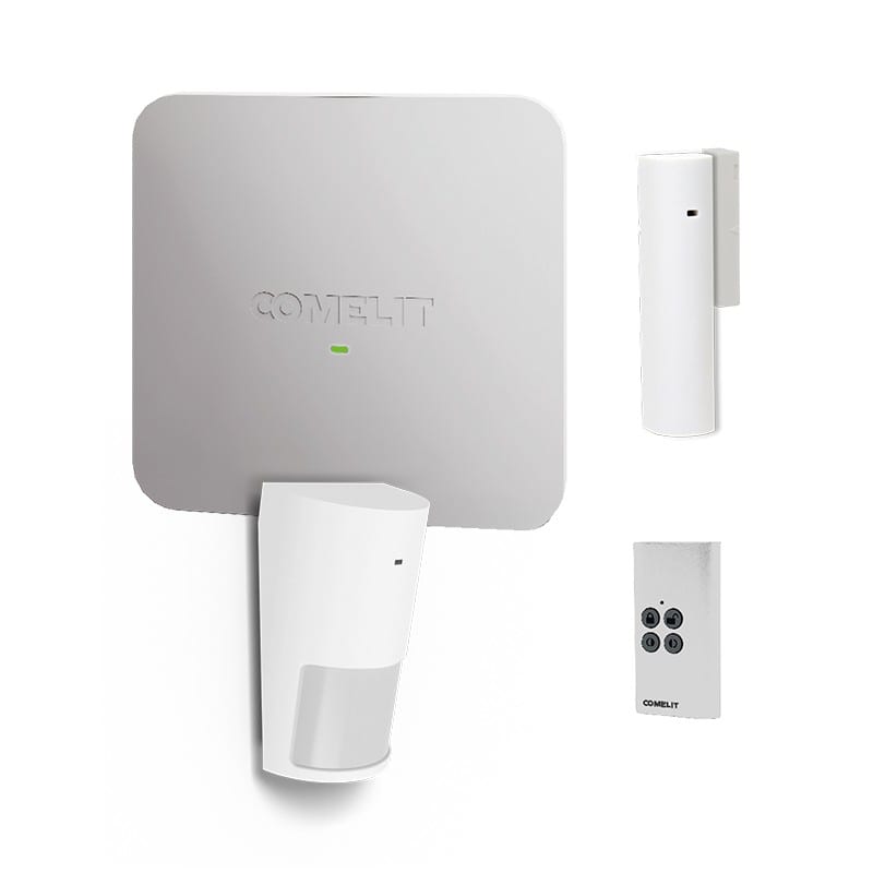 Comelit - Kit alarme Nexus PIR + contact + télécommande