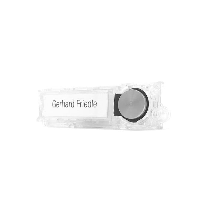 Comelit - Bouton maître Simplebus 1/2/ViP, groupes EU, LED blanc, acier inoxydable