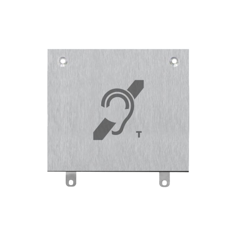 Comelit - Façade pour boucle magnétique, 1 colonne. Idéale pour installations adaptées