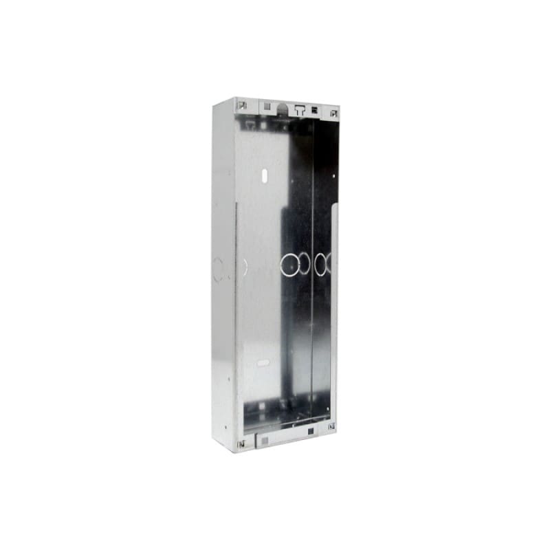 Comelit - Série SteelSwitch - Boîtier encastré pour 5-8 boutons SteelTouch 5", acier