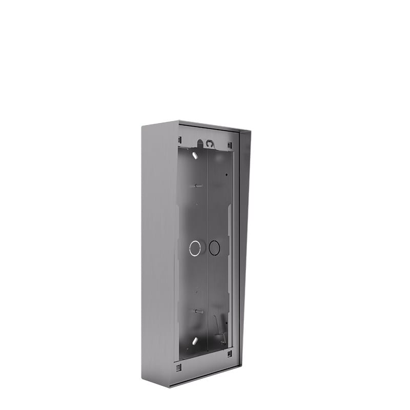 Comelit - Série SteelSwitch - Boîtier mural avec visière pluie pour panneaux 5-8 boutons