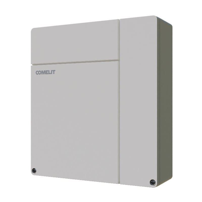 Comelit - Boîtier mural ABS blanc pour centrales VEDO, batterie 7Ah, grade 2