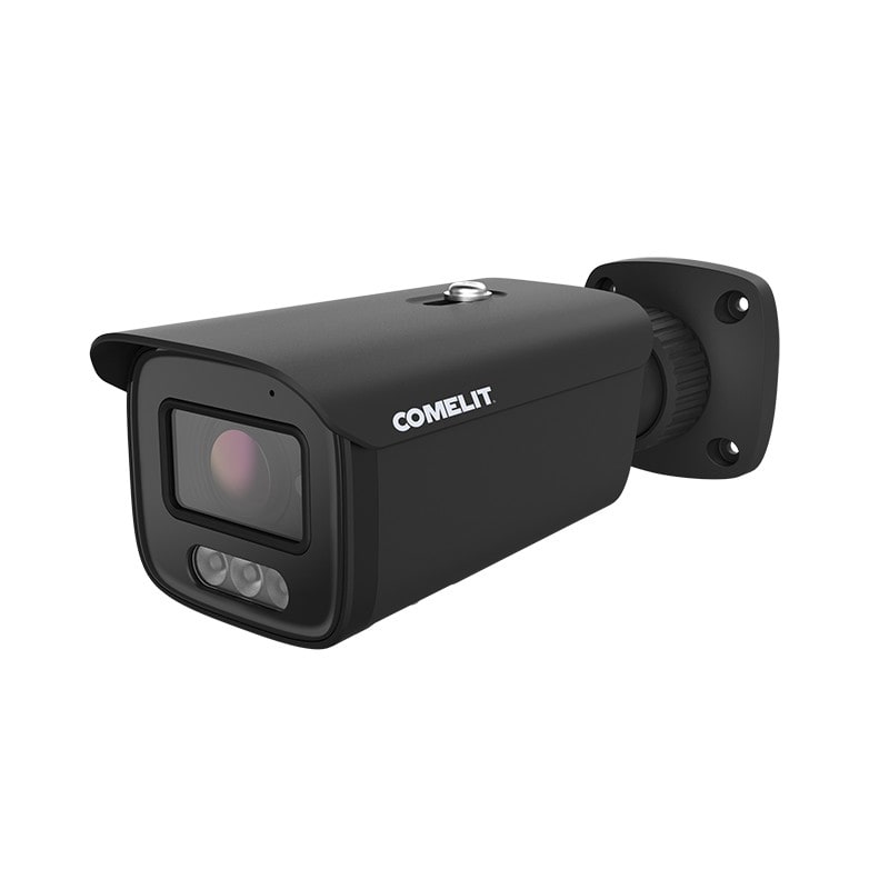 Comelit - Série Advance - caméra IP bullet 4MP fixe 2,8mm AISP grise LED 20m