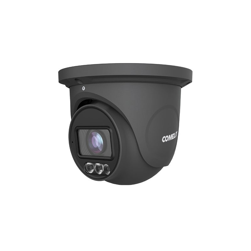 Comelit - Série Advance - caméra IP turret 4MP fixe 2,8mm AISP grise LED 10m