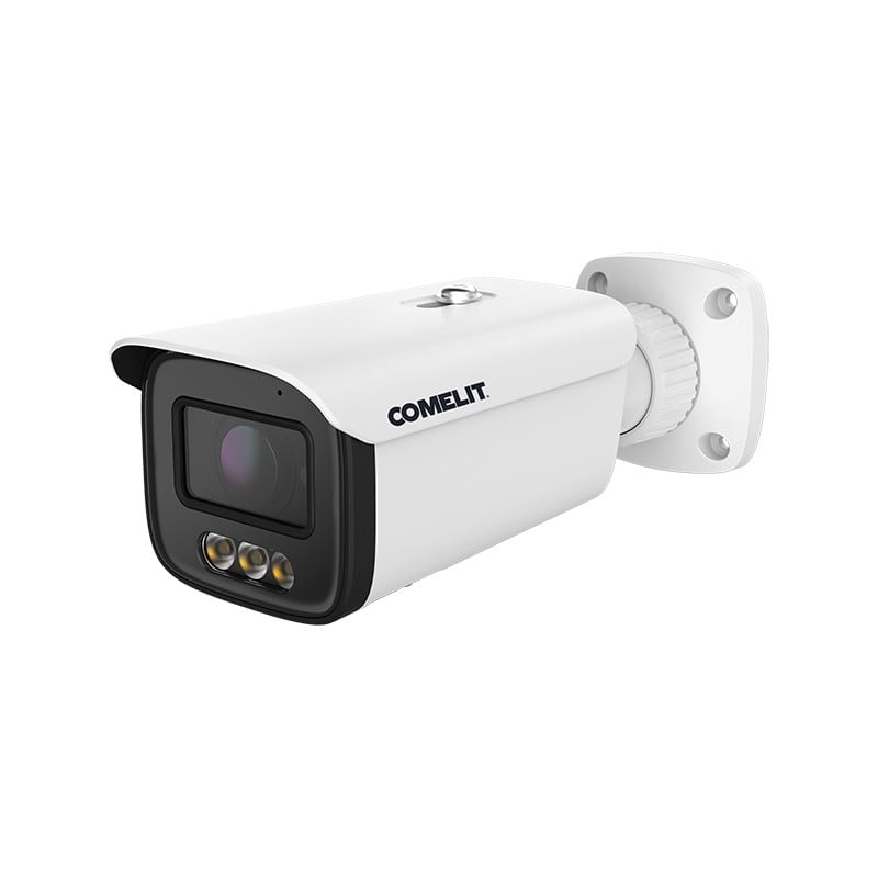 Comelit - Série Advance - caméra IP bullet 4MP AISP varifocale Milestone LED 20m