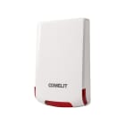 Comelit - Sirène extérieure radio slim 102dB, LED d'alarme et d'état, IP45 IK08