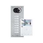 Comelit - Kit Vidéo 8 BP, Platine Switch + moniteur Mini main libre