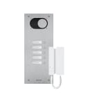 Comelit - Kit Audio 5 BP, Platine Switch + combiné audio