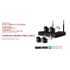 Comelit - Kit Wi-Fi, NVR, 4 IPC, 2MP, HDD 1TB