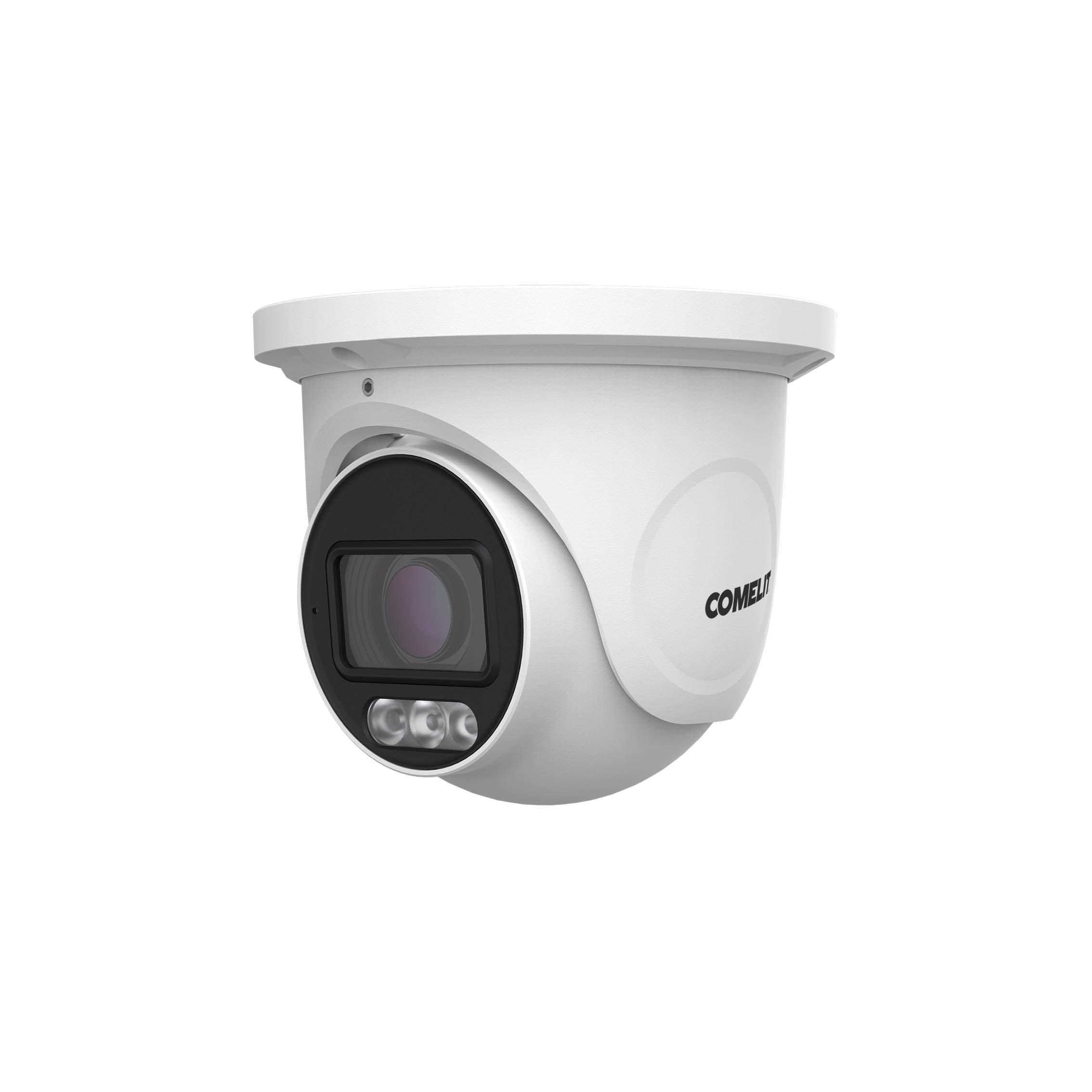 Comelit - Série Next - Caméra motorisée IP turret 4MP, optique varifocale 2,8-12 mm, IP67