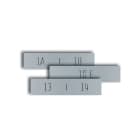 Comelit - Boutons Full Métal ULTRA rétro-éclairés + Gravure 10°A - 10°B