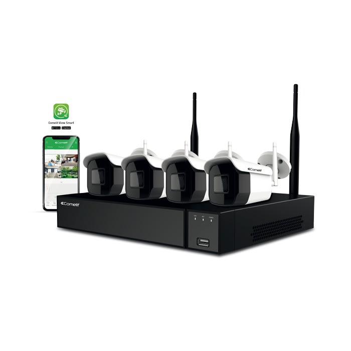 Comelit - Kit Wifi, NVR, 4 IPC, 2MP, HDD 1TB
