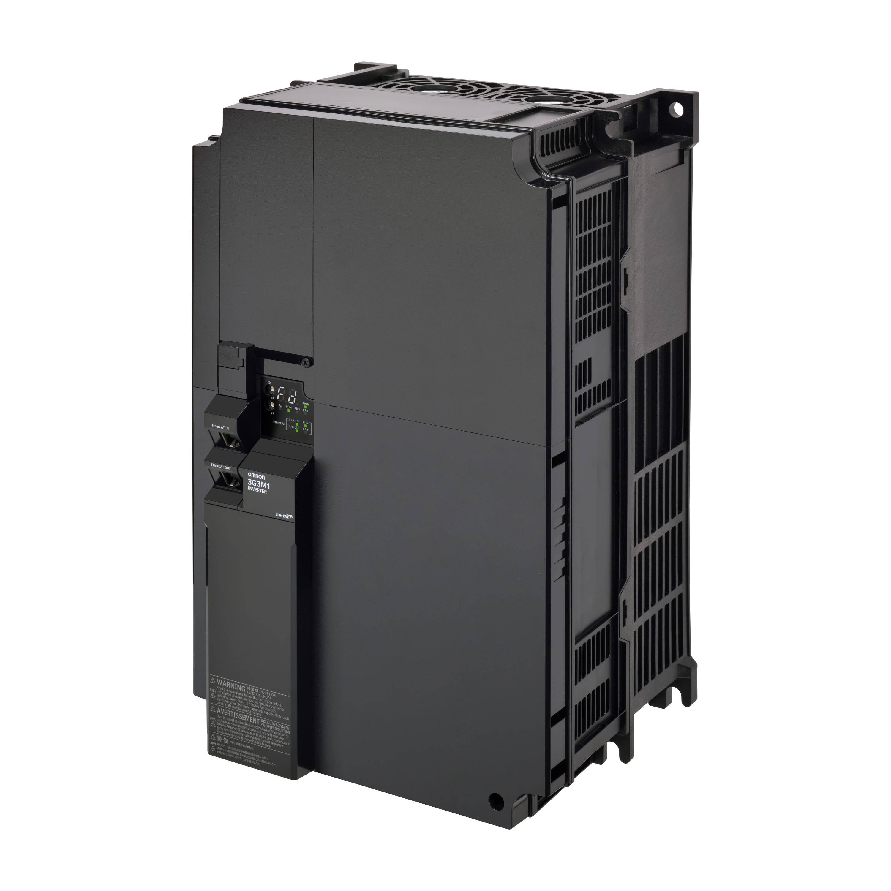 Omron - M1 AC Drive, 18.5/22 kW (HD/ND), 39/45 A (HD/ND), 400 VAC, entrée 3~,
