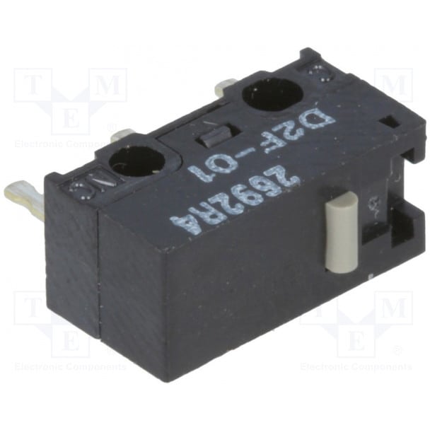 Omron - Subminiature Micro Switch With Pin Plunger And PCB Terminals