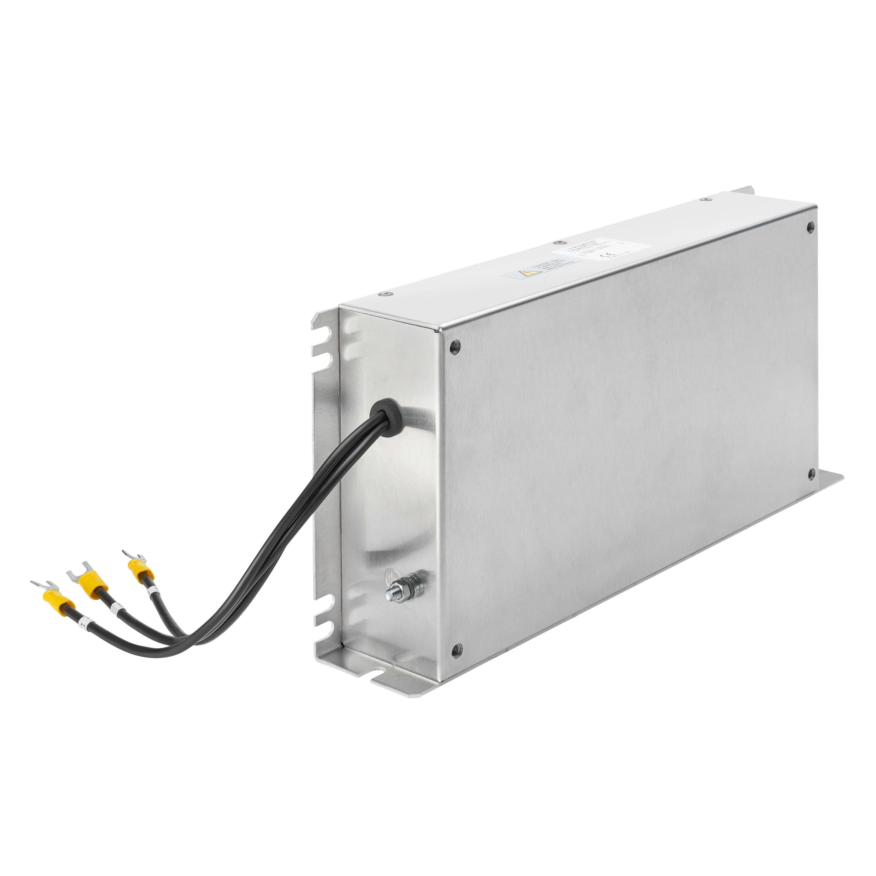 Omron - Filtre RFI à empreinte commune 50 A, 400 VAC, triphasé, pour les variateurs comp