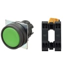 Omron - Bouton poussoir a22nn ø22, lentille plastique, plat, alterné, couleur bouton opa