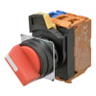 Omron - Bouton poussoir A22NS Ø22, 3 positions, Non lumineux, lentille plastique, AUTO R