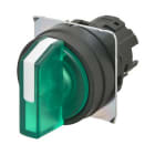 Omron - Bouton poussoir A22NZ Ø22, 3 positions, Lumineux, lentille plastique, AUTO RESET