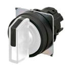 Omron - Bouton poussoir A22NZ Ø22, 3 positions, Lumineux, lentille plastique, AUTO RESET