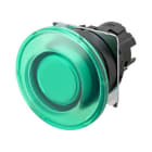 Omron - Bouton poussoir A22NZ Ø22, lentille plastique, Champignon, Alterné, Couleur bout