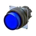 Omron - Bouton poussoir A22NZ Couleur bouton Bleu transparent, Lumineux