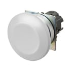 Omron - Bouton poussoir A22NZ Ø22, lentille Métal brossé métal, Champignon, Alterné, Cou