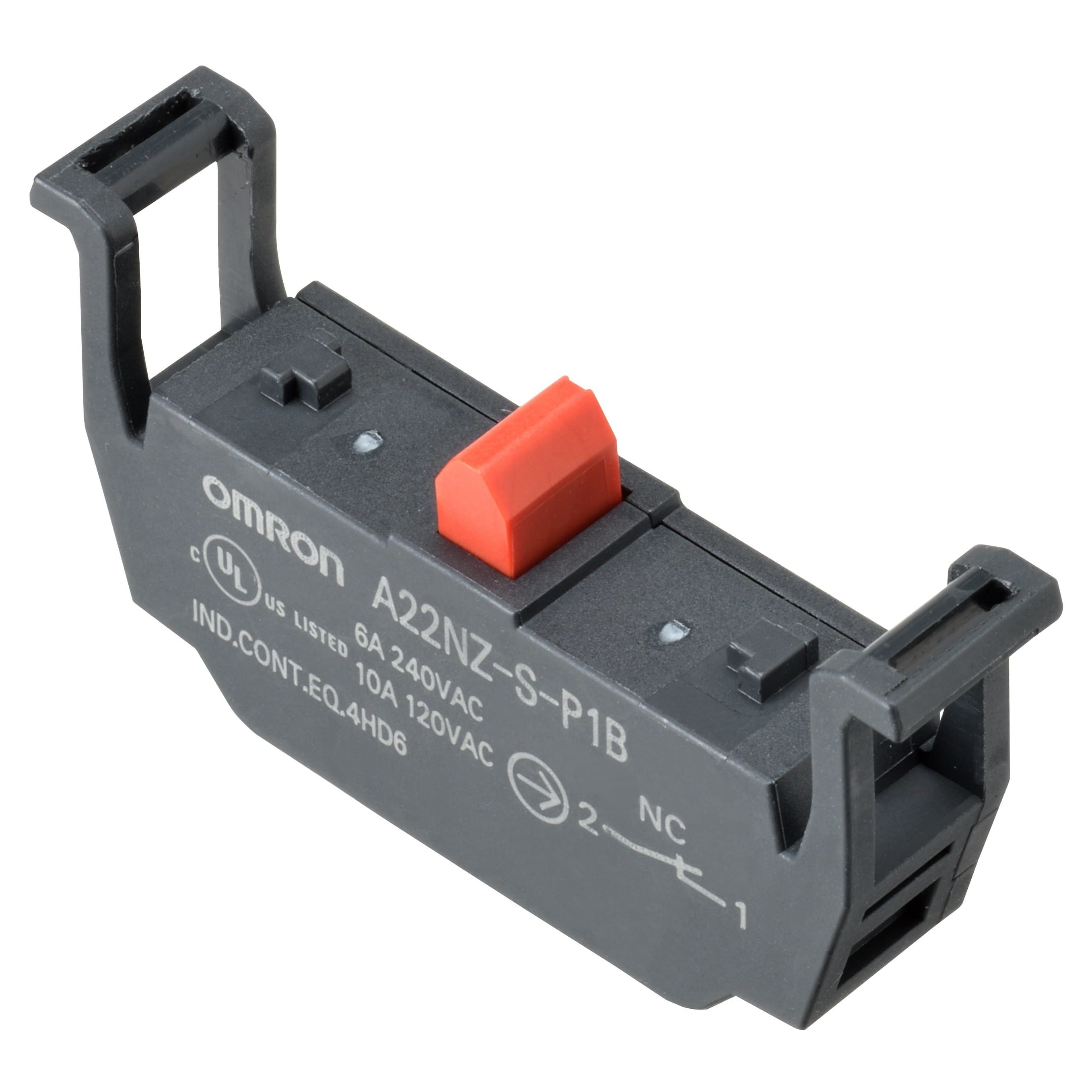 Omron - Blocs de contact a22n, spst-nc, borne enfichable