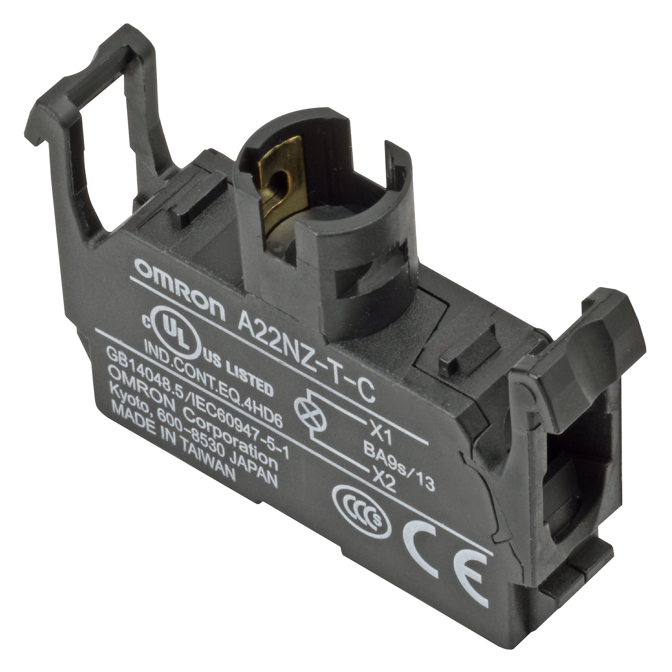 Omron - Bouton poussoir accessory A22NZ, Lighting Unit 12 VAC/VDC