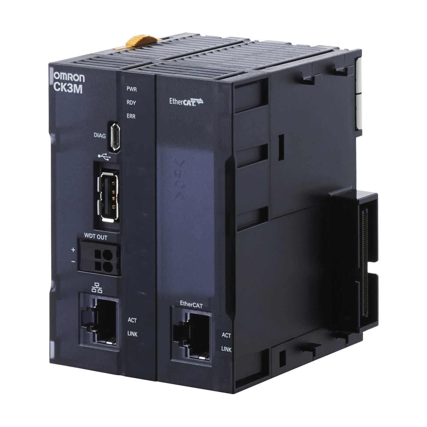 Omron - CPU CK3M, 1 Go de RAM, 1 Go de mémoire Flash, 4 axes EtherCAT. Jusqu'à