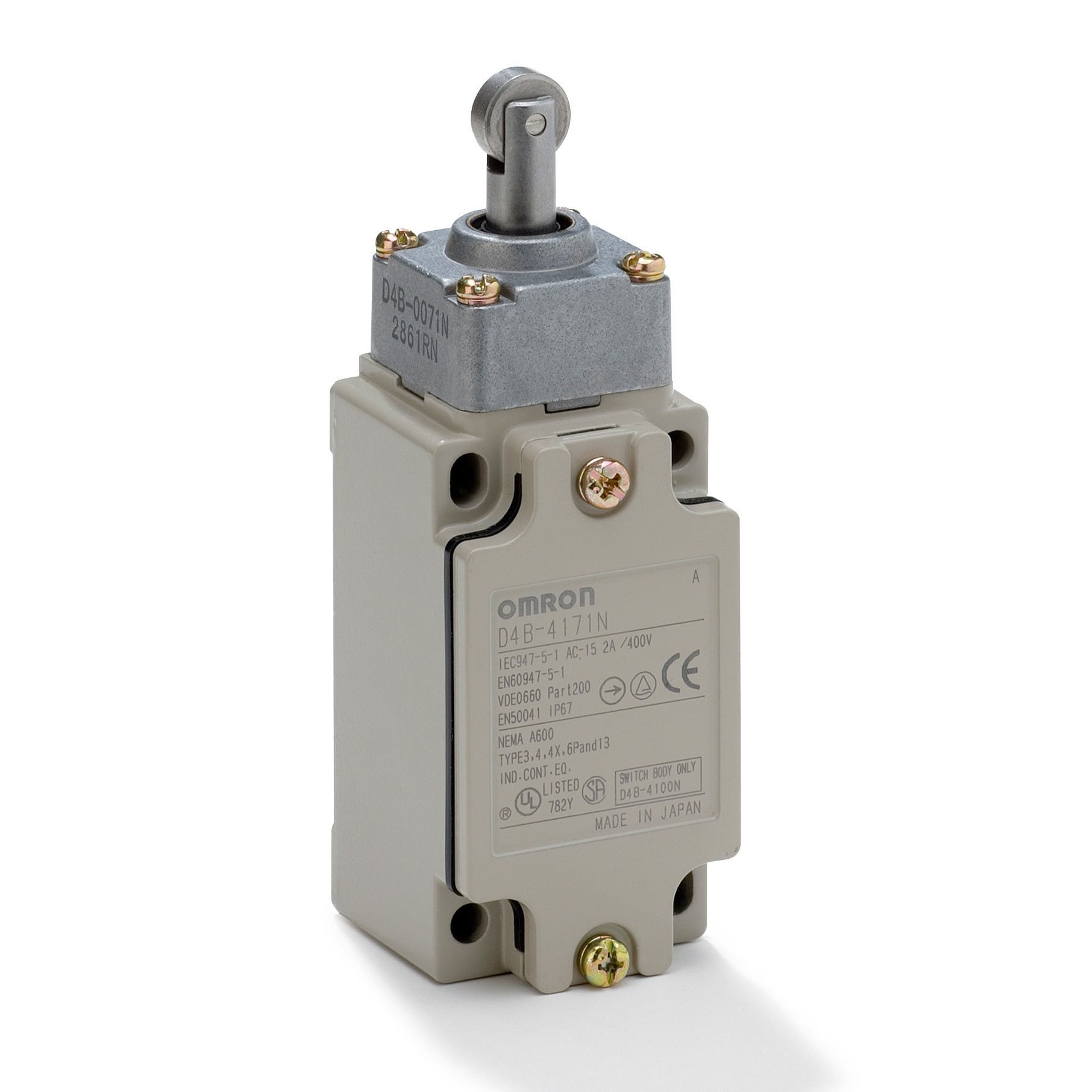 Omron - Fin de course de sécurité, boîtier métallique, conduit M20 (1 conduit) 1NC/1NO (