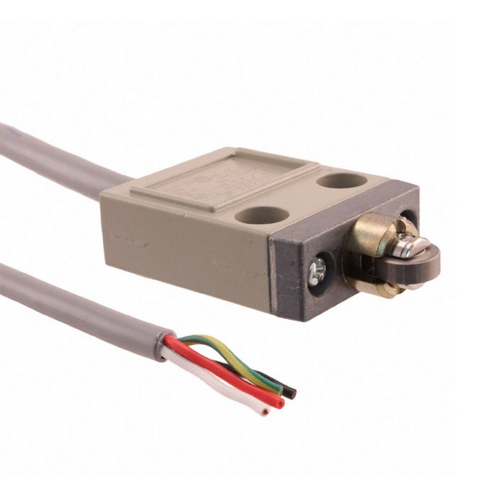 Omron - Métal, plongeur à galet, IP67, action rapide, 1 inverseur, 5 A, câble S-flex 3 m