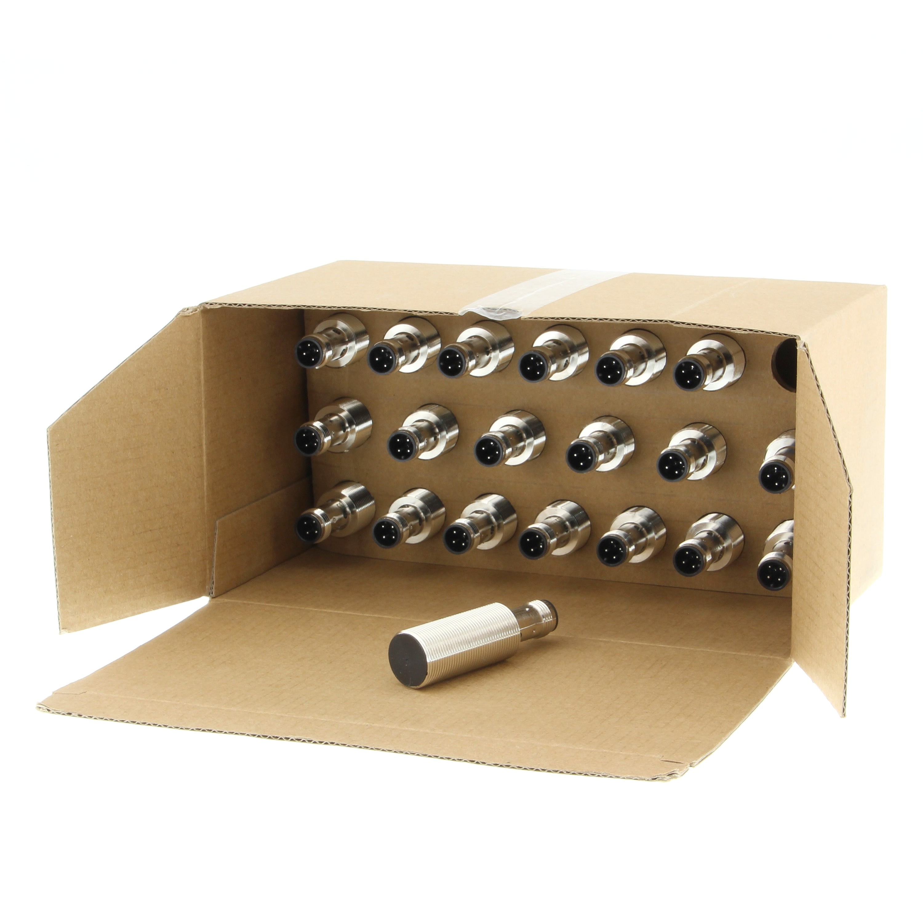 Omron - Pack 20 DPI Laiton M18 Court Blindé 08 mm PNP  NO Connecteur