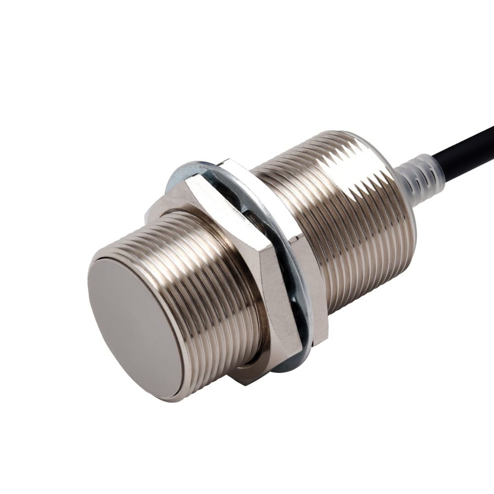 Omron - Détecteur de proximité, inductif, nickel-laiton, corps long, M30, blin