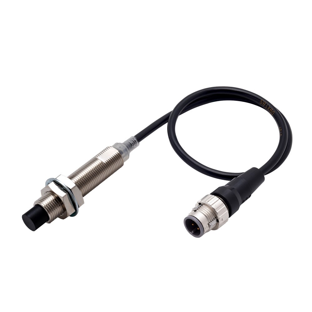 Omron - DPI long M12 nonblindé 10mm 3fils, PNP NO, IO-Link COM3, M12 Pigt 0.3m